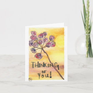 Het denken aan u kaart