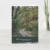 Het denken aan u… kaart (Voorkant)