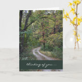 Het denken aan u… kaart (Gele Bloem)