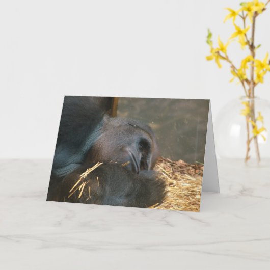 Het denken aan u kaart (Gele Bloem)