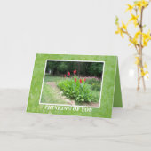 HET DENKEN AAN U KAART (Gele Bloem)