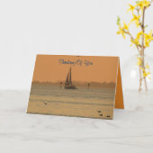 Het denken aan u kaart (Gele Bloem)