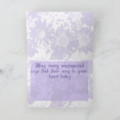 Het denken aan u kaart (Binnen)