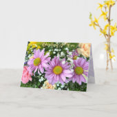 Het denken aan u kaart (Gele Bloem)