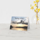 Het denken aan u… kaart (Gele Bloem)