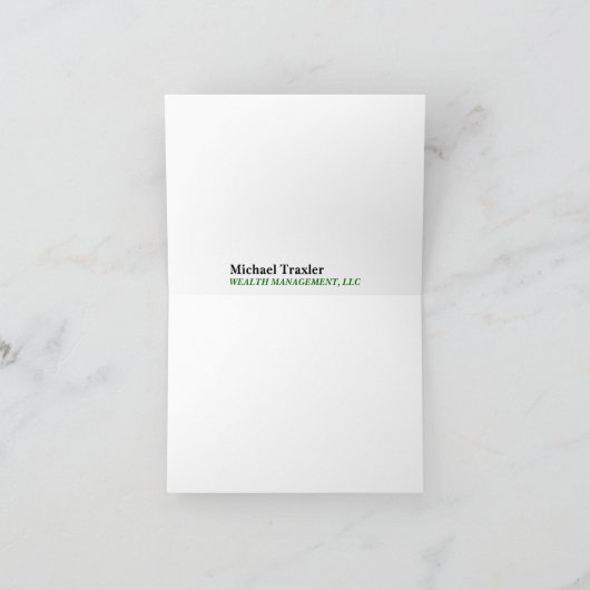 Het denken aan u… kaart (Binnen)