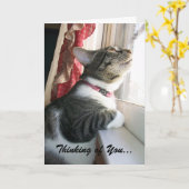 Het denken aan u… kaart (Gele Bloem)