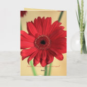 Het denken aan u kaart (Achterkant)