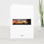 Het denken aan u kaart (Achterkant)