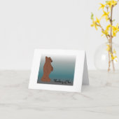 Het denken aan u kaart (Gele Bloem)