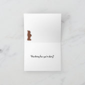 Het denken aan u kaart (Binnen)