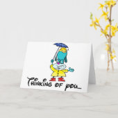 Het denken aan u… kaart (Gele Bloem)