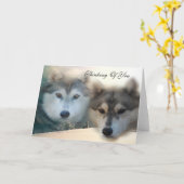 Het denken aan u kaart (Gele Bloem)