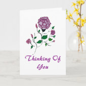 Het denken aan u kaart (Gele Bloem)