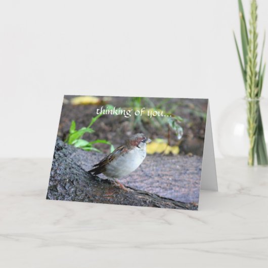 het denken aan u… kaart (Voorkant)