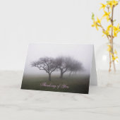 Het denken aan u kaart (Gele Bloem)