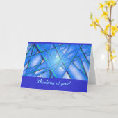 Het denken aan u! kaart (Gele Bloem)