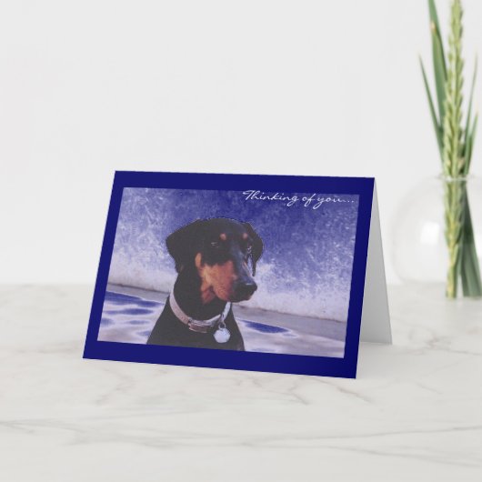 Het denken aan u… kaart (Voorkant)