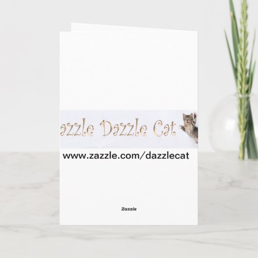 Het denken aan u Kaart (Achterkant)