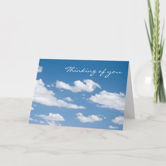 Het denken aan u kaart (Voorkant)