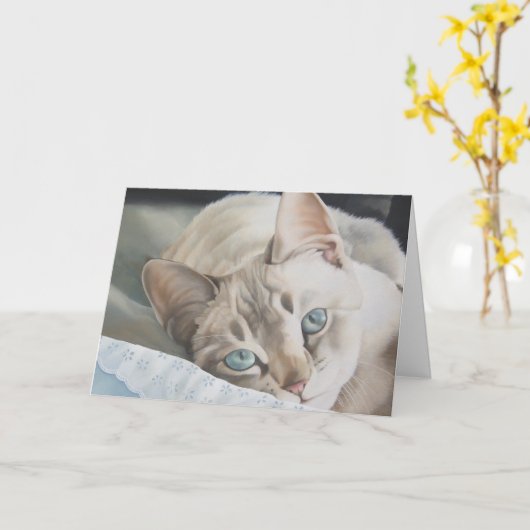 "Het denken aan u" Kaart (Gele Bloem)