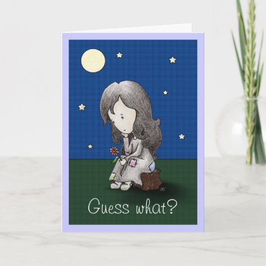 "Het denken aan u" Kaart (Voorkant)