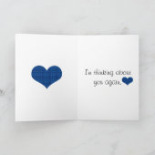 "Het denken aan u" Kaart (Binnen)