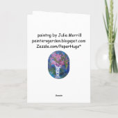 Het denken aan u Kaart (Achterkant)