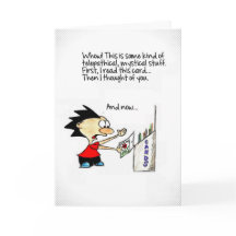 Het denken aan u kaart - Cudorables