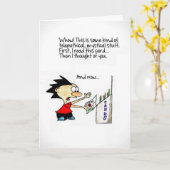 Het denken aan u kaart - Cudorables (Gele Bloem)