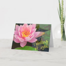 Het denken aan u Kaart - waterlily