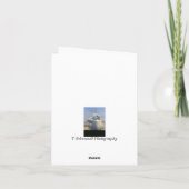 Het denken aan u Lege Kaart (Achterkant)