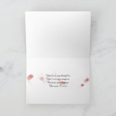 het denken aan u monarchvlinder op wildflower kaart (Binnen)