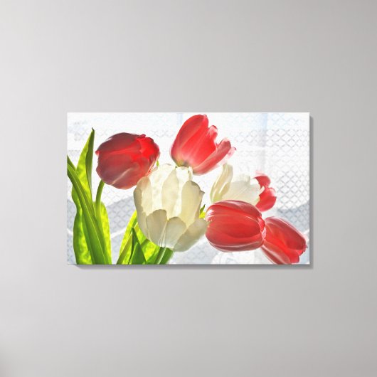 HET DENKEN AAN U TULPEN CANVAS AFDRUK (Voorkant)