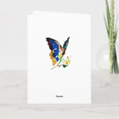 Het denken aan u vandaag kaart (Achterkant)