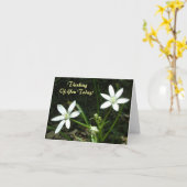 Het denken aan u vandaag! - Spatie binnen Kaart (Gele Bloem)