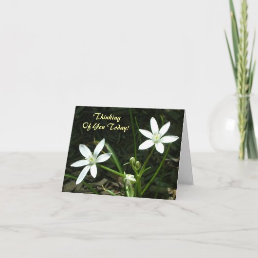 Het denken aan u vandaag! - Spatie binnen Kaart (Voorkant)