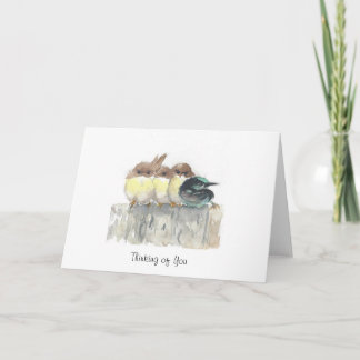 Het denken aan u - Vier kleine vogels, 1 komt Kaart