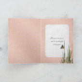 het denken aan u vlinder op rookwolkbloem kaart (Binnen)