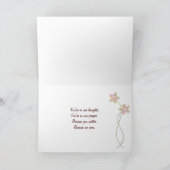 Het denken aan u Vlinders Kaart (Binnen)