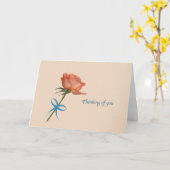 Het denken aan u, Zalm nam Kaart toe (Gele Bloem)