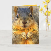 Het denken aan You_ Kaart (Gele Bloem)