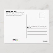 Het Denken ADHD aan u briefkaart (Achterkant)