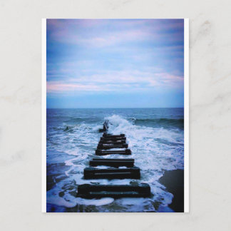 Het denken bij het Strand Briefkaart