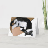 Het denken buiten het wenskaart kaart (Voorkant)