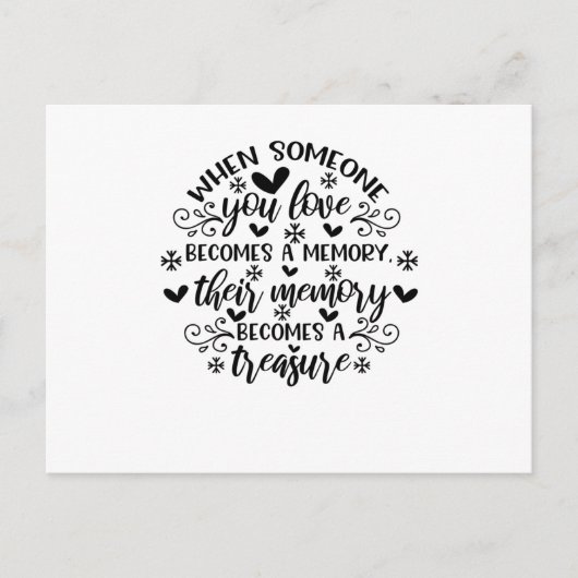 Het denken in de hemel lijkt zo ver weg, maar toch uitnodiging briefkaart (Voorkant)