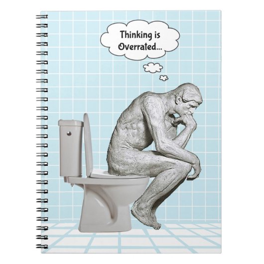 Het denken is Overrating.... Notitieboek (Voorkant)
