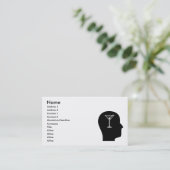 Het denken over het Bartending Visitekaartje (Staand voorkant)