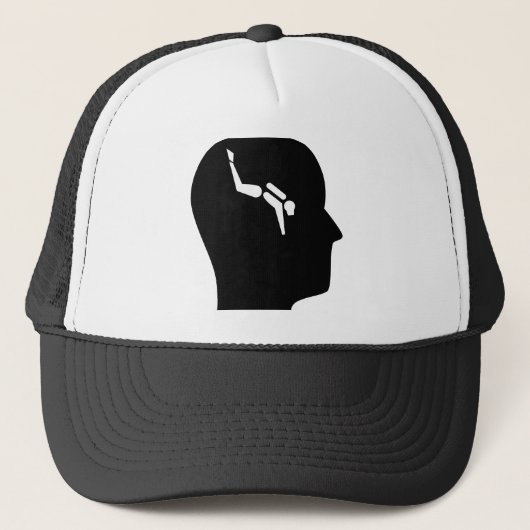 Het denken over het Duiken Scuba Trucker Pet (Voorkant)