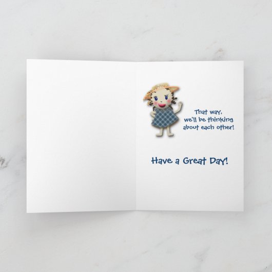 Het denken over u - kaart (Binnen)